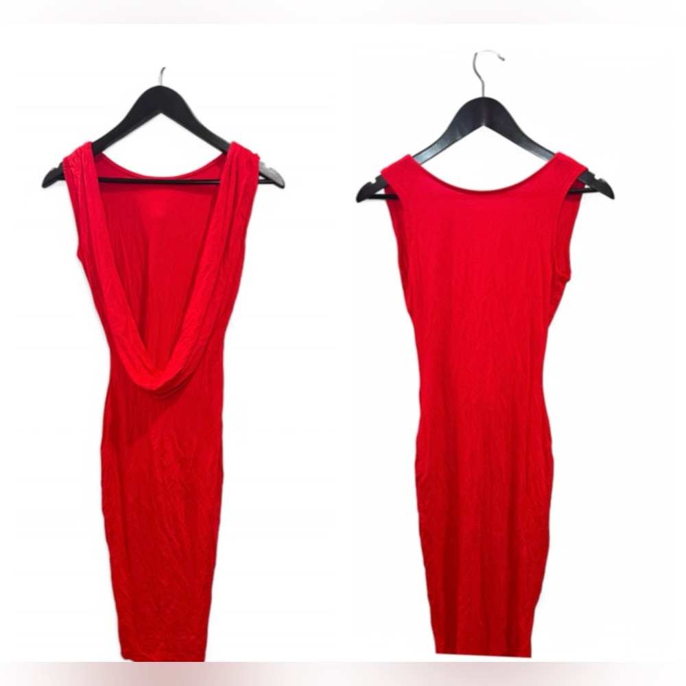 ASOS Red Bodycon Midi Dress ~A feminine touch to your wardrobe ~